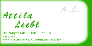 attila liebl business card